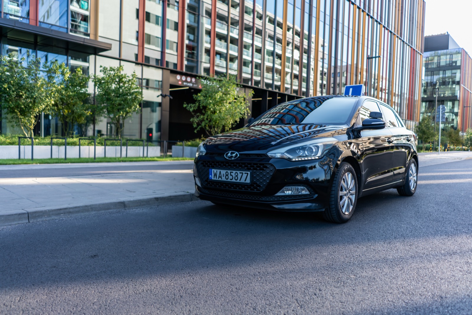 Hyundai i20 automat podczas nauki jazdy w Warszawie